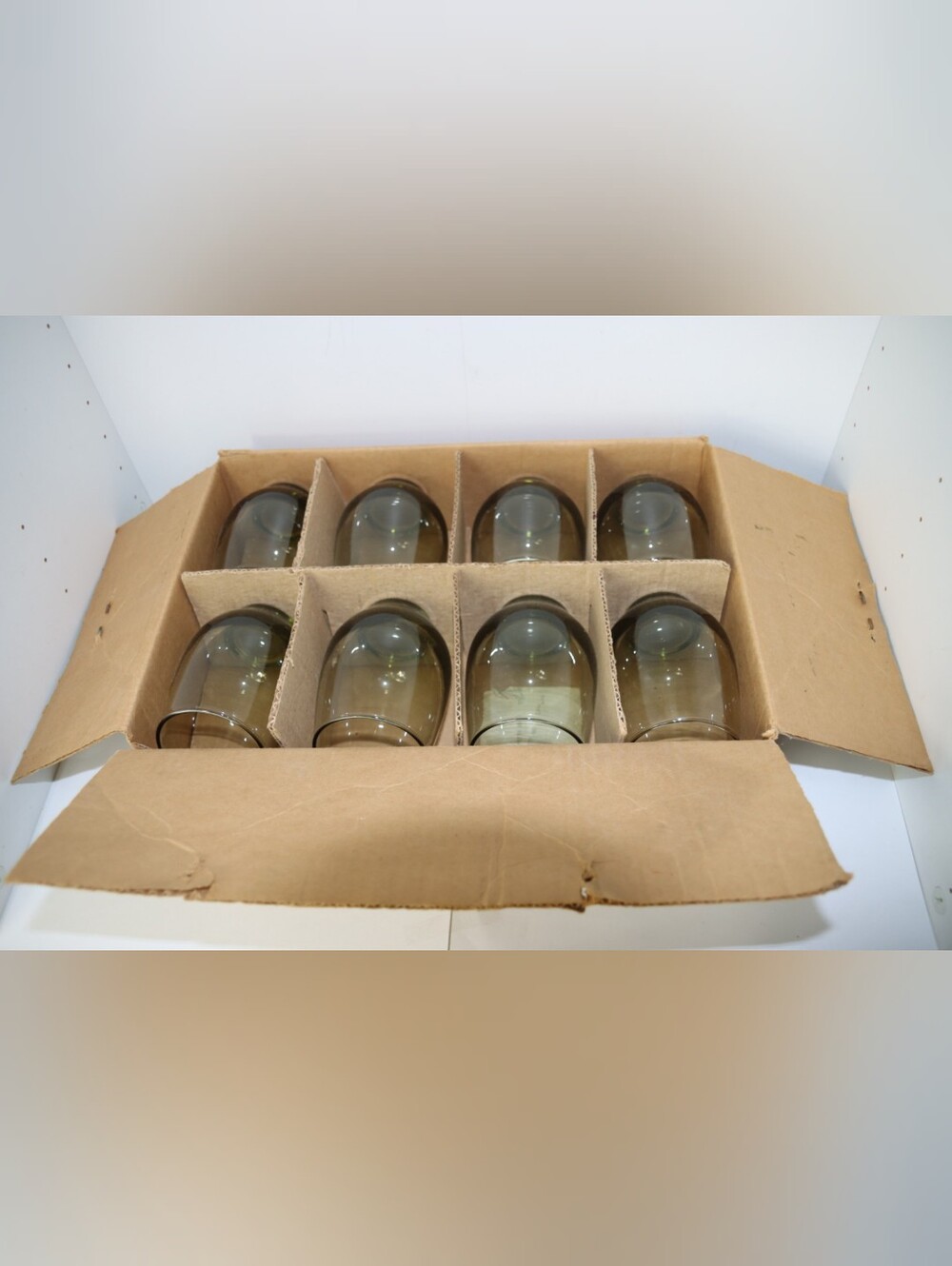 Olive Tempo 8 Glass Set By Libbey